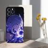 Genshin Impact Skirk Game For iPhone 12,14,13,15,16,11,17,X,Mini,XR,SE,XS,Plus,Pro,Max,8,7,Soft Silicone Black Case