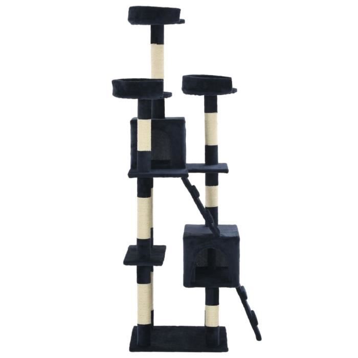 VidaXL Arbre à chat avec griffoirs en sisal 170 cm Bleu