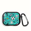 Case For Airpods 1 Pro2 3 Pro 2 Pro3 4 Earphone Cases Cover Colorful Cartoon Football-