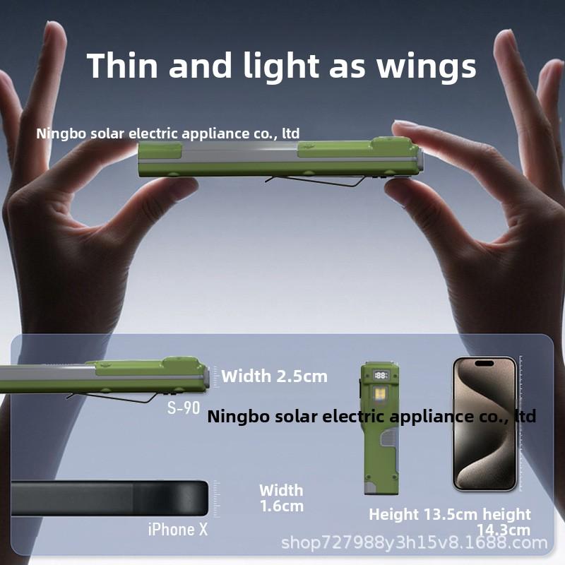 Multifunctional Tactical Flashlight Super Bright with Digital Power Display Portable Hand Torch, Waterproof Outdoor Work Light