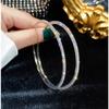 Big Round Crystal Hoop Earrings for Women Bijoux Geometric Rhinestone Earrings Statement Zircon