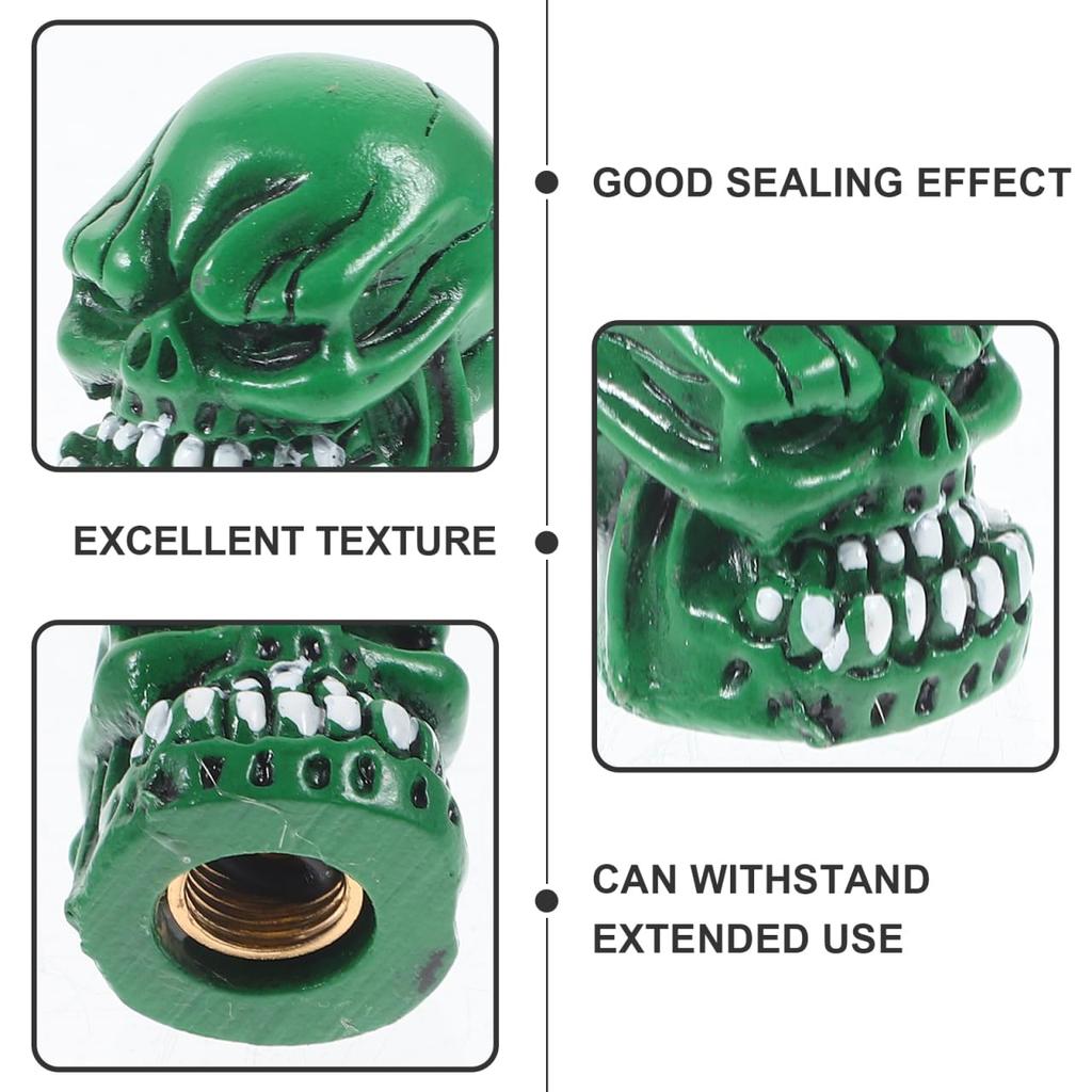 KALLORY 4 st Ventilkåpor Däck Biltillbehör Universella Däckventilhattar Nyhetsventilhattar