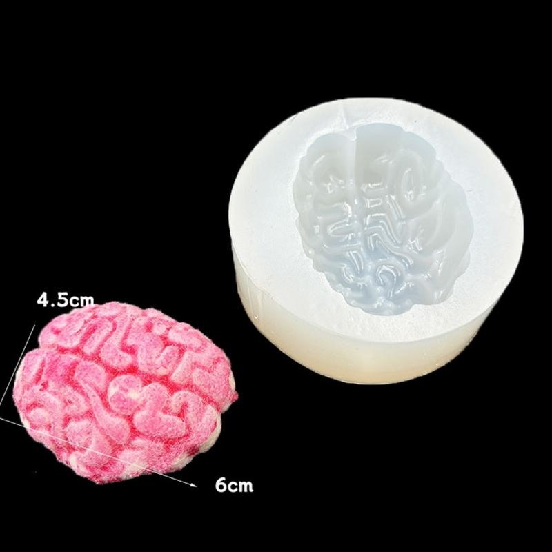 Realistic Brain/Organ Silicone Mold For Medicals Education Art Craft Professional Handmade Jewelry Making Mould