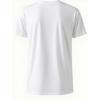 Men's Casual Short Sleeve T-Shirt- Golden Crescent Star Print, Summer T-Shirt, Crew Neck, Regular Fit, Perfect for Spr Eid Men's T-shirt
