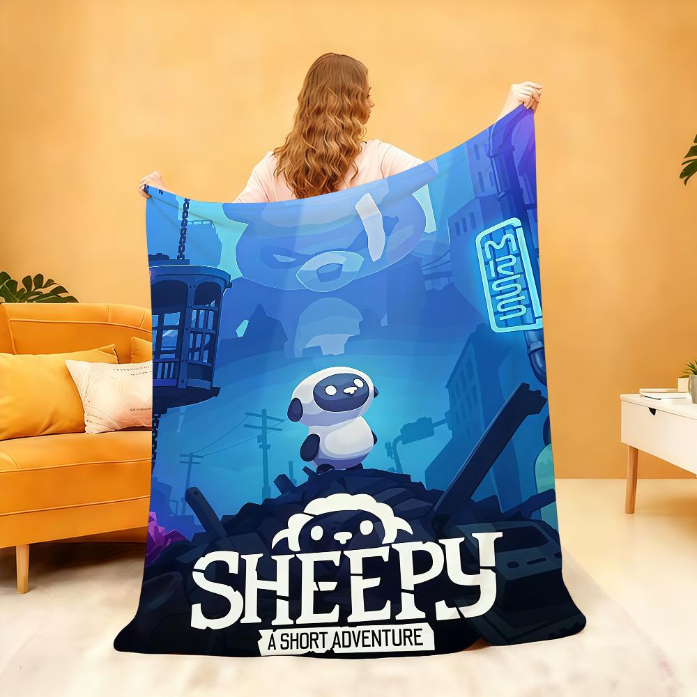 Game S Sheepy Blanket Soft Throw Blanket for Home Bedroom Bed Sofa Picnic Travel Office Rest Cover Blanket Gift