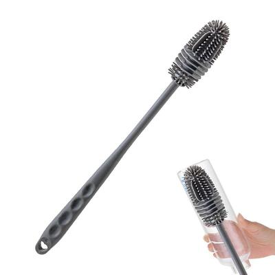 Brosse Bouteille Tasse Isolante Lavage Sans Impasse Long Manche Silicone Brosse Nettoyante Outils de Nettoyage Ménagers Multifonctionnels