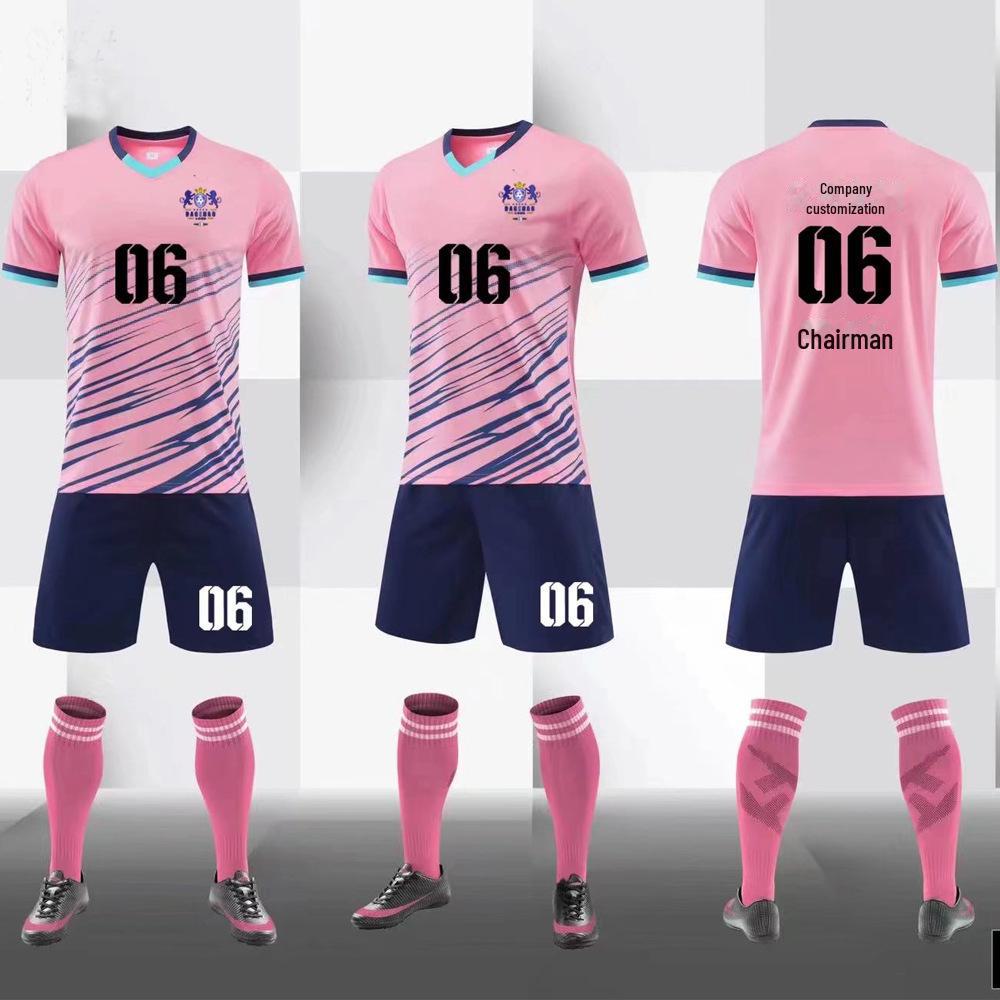 Schnelltrocknender, atmungsaktiver Fußball-Trainingstrikotanzug für Kinder – schweißabsorbierende Mannschaftsuniform für Jungen