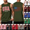 Herren Hemden 4. Juli USA Muskel Tanktops Patriotische Tanktops