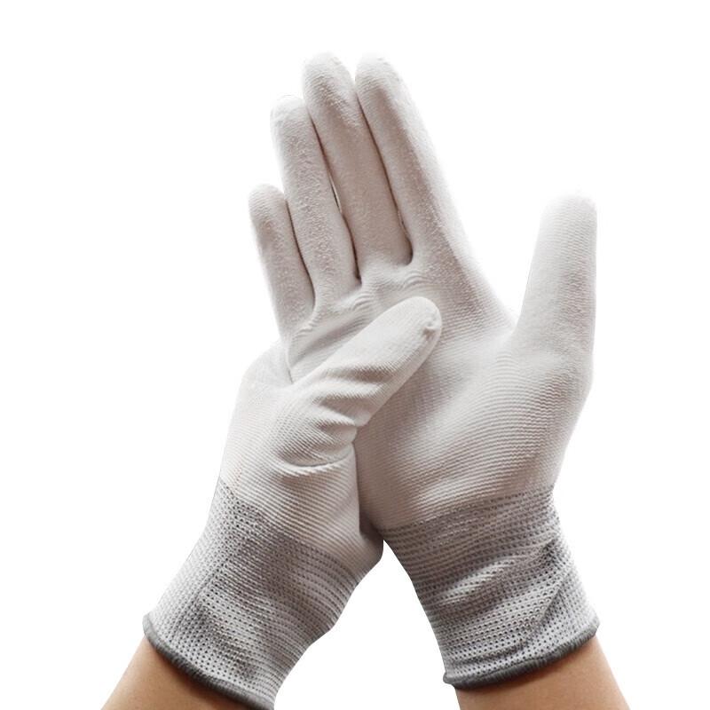 Duijiu Carbon Fiber Anti-static PU Coated Gloves