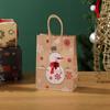 6pcs Snowflakes Gift Boxes DIY Candy Box New Christmas Paper Bag  Merry Christmas