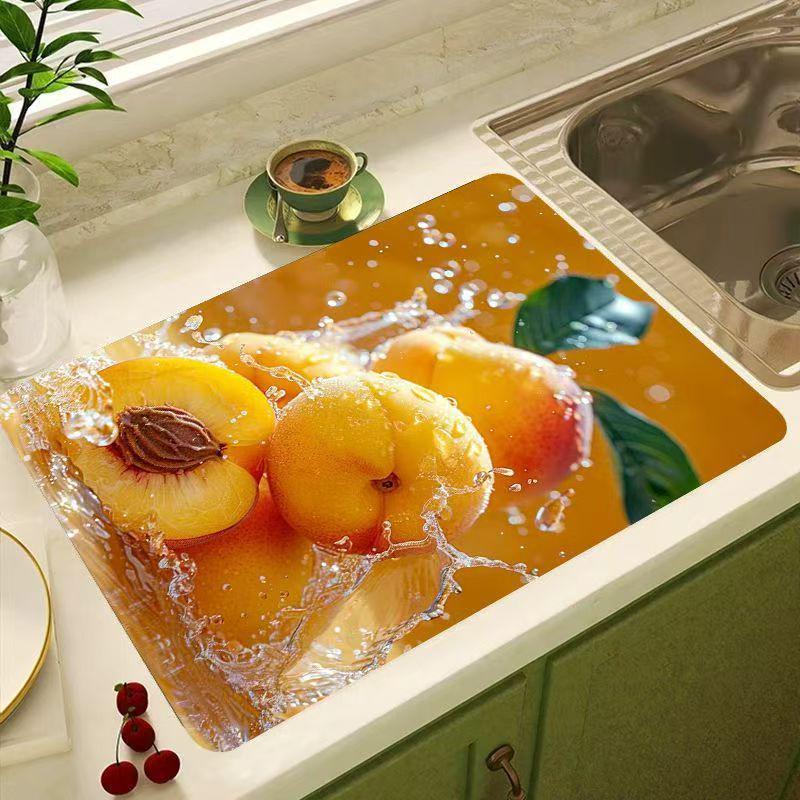 Creative Diatom Mud Kitchen Counter Draining & Quick-Dry Mat