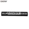 Car Styling Supercharged Logo 3D Metal Chrome Zinc Alloy Emblem Badge Decal Auto Accessory for Land Rover Ranger Rover XS4