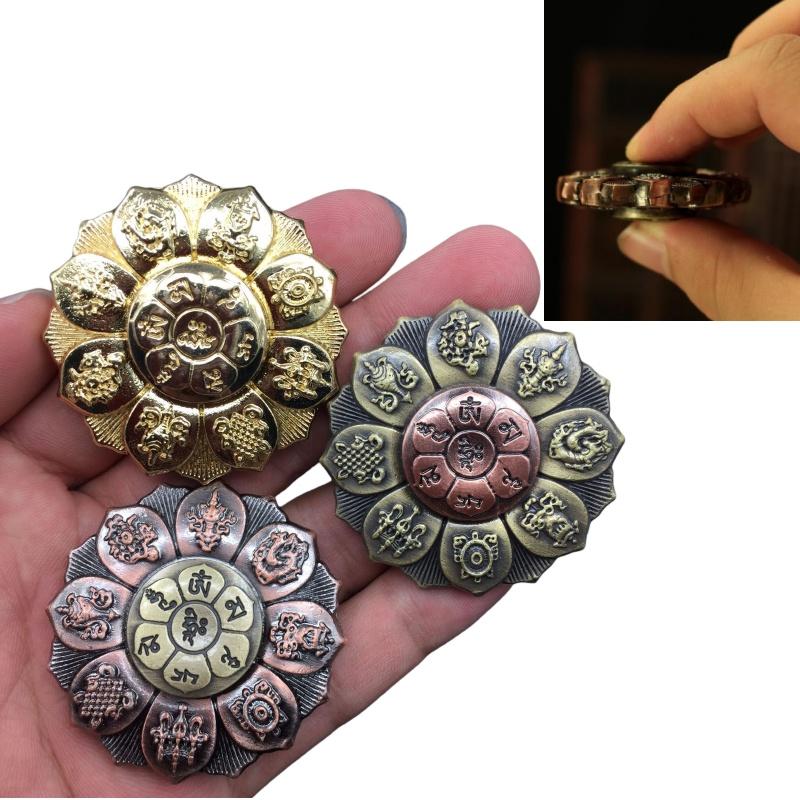 Full Metal 12 Constellation Fingertip Spinner Engraved Design Stress Relief Gyroscope For Adults - Focus Toy Finger Rotation
