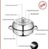 Debo Irene Steamer Pot