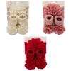 3Stk/Set Anti-Rutsch Baby Stirnband Socken Set Spitze Blume Baumwollsocken Säugling Fotografie Requisiten
