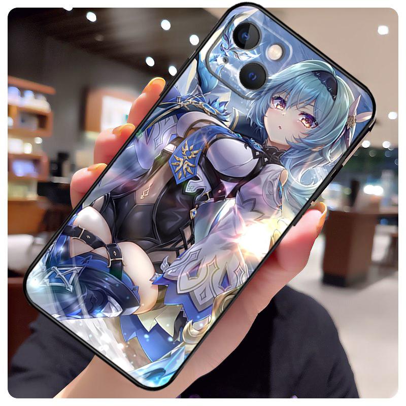 Genshin Impact Eula Case For iPhone 17 Pro Max 15 14 13 11 12 16 Pro Max mini 15 16 Plus 16e 17 Air Phone Cover