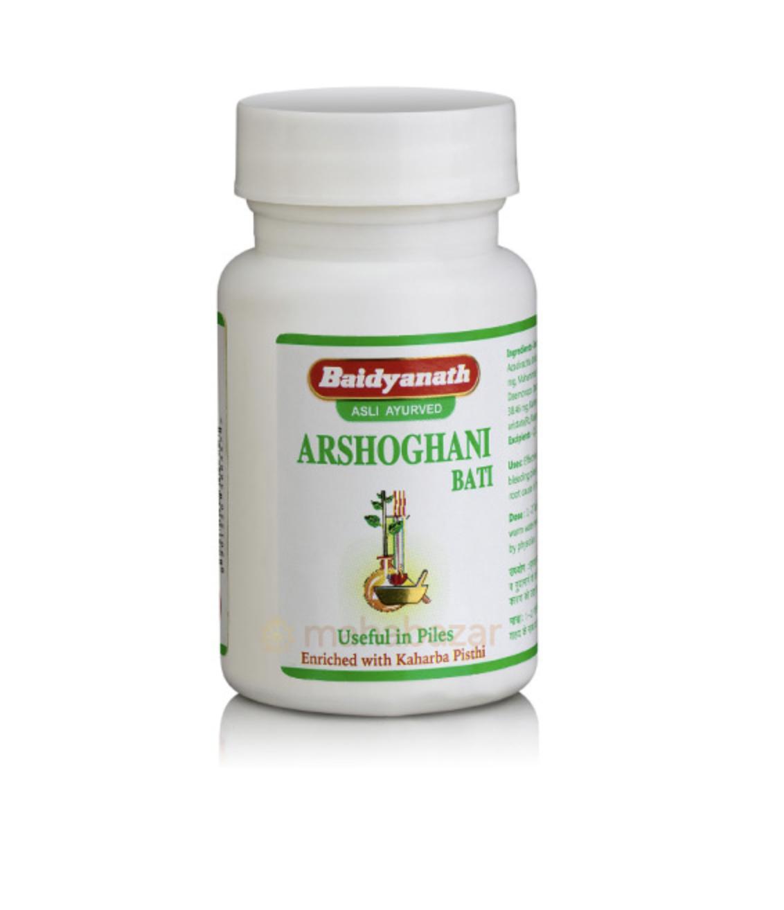 

Аршогхні Ваті (40 таб), Arshoghni Bati, Baidyanath