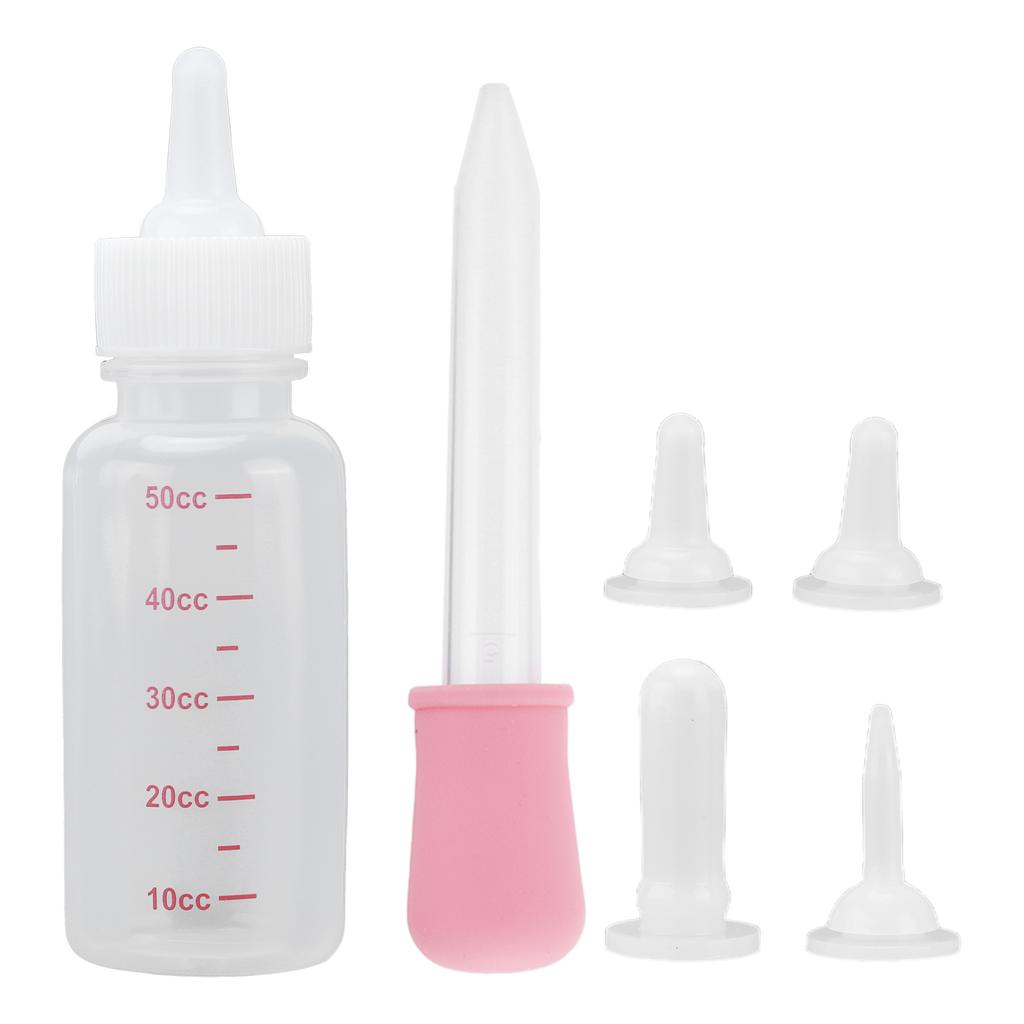 Small Pet Nurser Bottle Nipple Type Portable Nursing Feeding Bottle for Puppy Squirrel Kittens