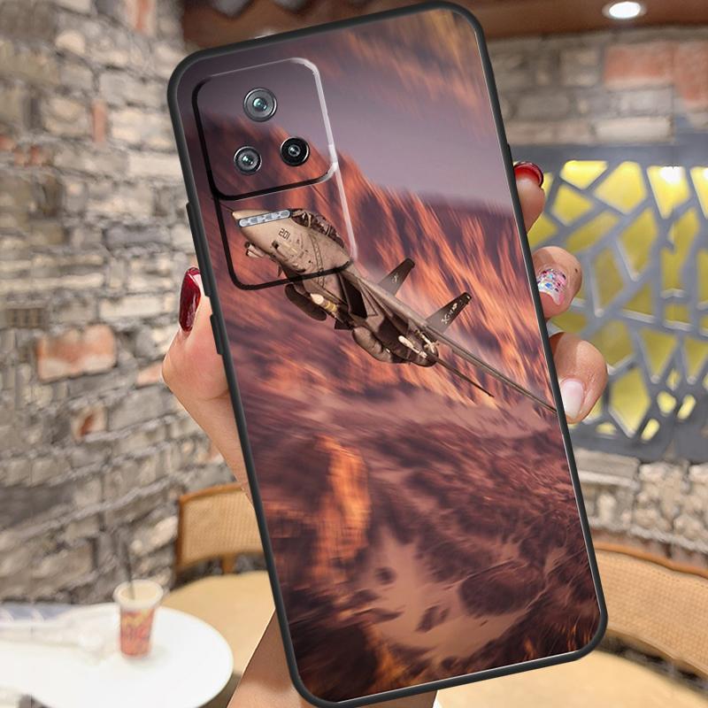 F14 Fighter Tomcat Case For Xiaomi 13 14 15 Ultra 11T 12T 13T 14T Pro POCO X7 Pro X3 X5 X6 M6 F5 F6 Pro Cover