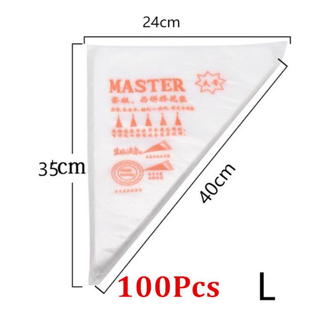 20 50 100pcs Disposable Piping Bags for Baking Cake Cream Frosting Decorating Tools Pastry Dessert Kitchen Accessories