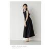 Girls Summer Sleeveless A Line Cotton Dress For Big Kids