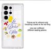 Case for Samsung Galaxy S26 S22 FE Note 20 Ultra 10 S20 Plus S21 S23 Ultra S25 Edge S24 Phone Cover Fruit Letters