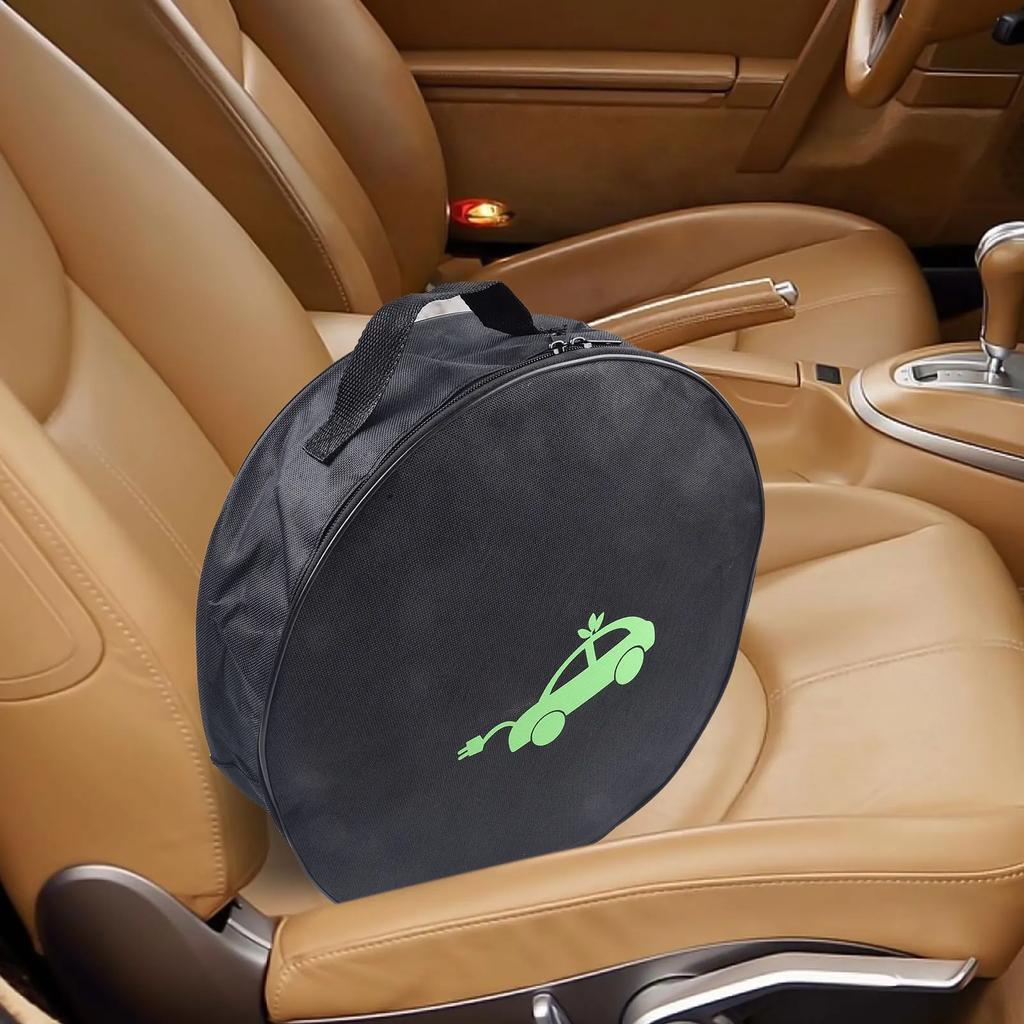 Car Battery Jumper Carry Bag Ergonomic Handle Jumper Carry Bag Storage Bag Car Charging Cable Ergonomic Handle