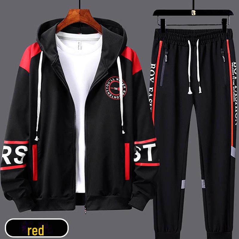 2024 Men's Trendy Autumn Sweater Suit: Youthful High School Style