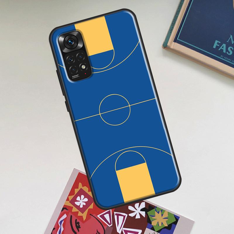 

Basketball Court Case For Xiaomi Redmi Note 13 14 Pro 12 11 10 15 Pro Plus Redmi 15C 14C 13C 10C 12C 15 Cover Redmi 12 4G
