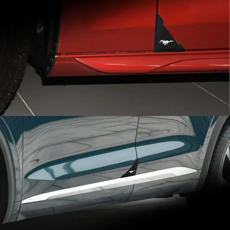 New 2026 Car Sticker For Ford 2pcs Car Door Corner Protection Sticker Anti-Collision Protector For Ford Mustang GT500 GT350 Cobr