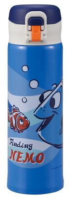 Pearl Metal Lightweight Personal Disney F Nemo One-Touch Bottle, 500mL, & Friends, MA-2167