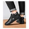 Leather Casual Sneakers for Men Motorcycle Shoes 2026 New In Waterproof High Top Men Boors Luxury Dress Loafers Shoes Footwear