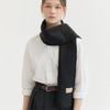 Knit Wool Muffler (M028_black)