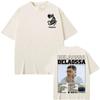 Rapper Delaossa Album Graphic T-shirts for Men Fashion Gothic Retro Short Sleeve Unisex Casual 100% Cotton T-shirt