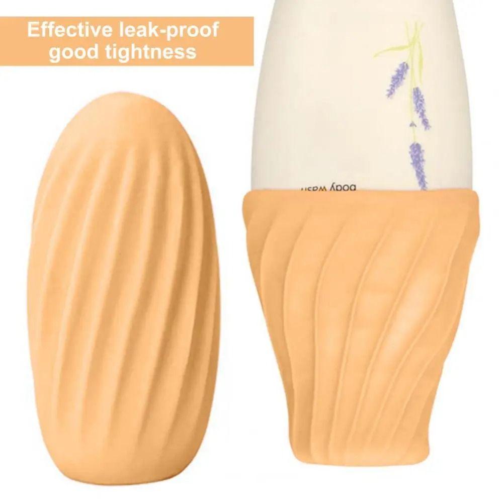 Silicone Cosmetic Leakproof Sleeve Good Tightness Anti-leak Sleeve Leak Proof Cover  Cosmetic