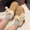 Snow Boots Women's New Winter Velvet Thickened Non-slip Warm Fur Integrated Wool Cotton Shoes Warm