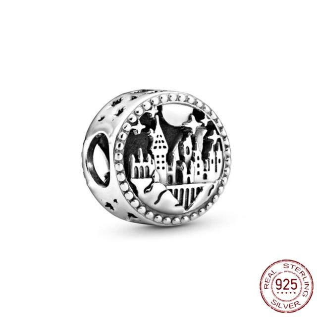 925 Sterling Silver Heart Circular Animal Beads Original  Charm Bracelet For Women DIY Fashion Silver 925 Jewelry Making