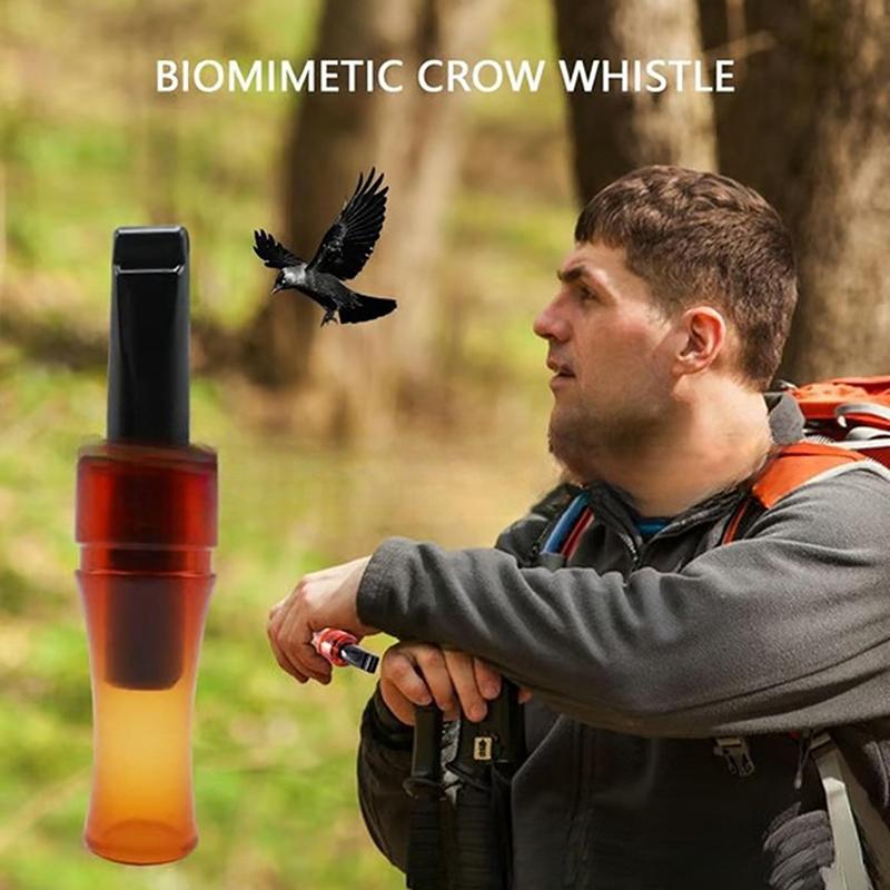 Hunting Whistle Crow Cry Animal Simulation Sound Tool Lure Outdoor Hunting Bait Whistle Accessories Bird Duck Decoy 1PC