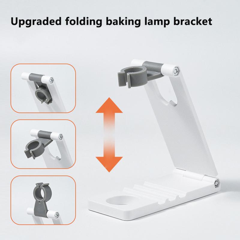 Nail Art Light Lamp Holder Nail Dryer Machine Phototherapy Lamp Bracket Rotatable And Foldable Nail Art Uv Light Lamp Holder