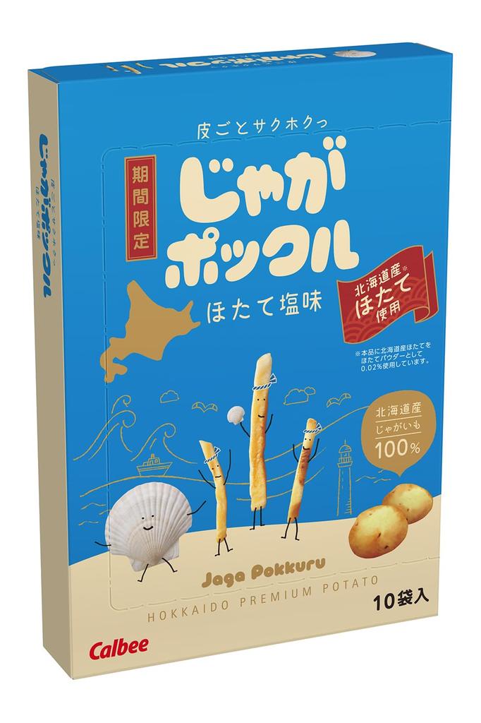Jaga Pokkuru Scallop Salt Flavor 18g x 10 bags