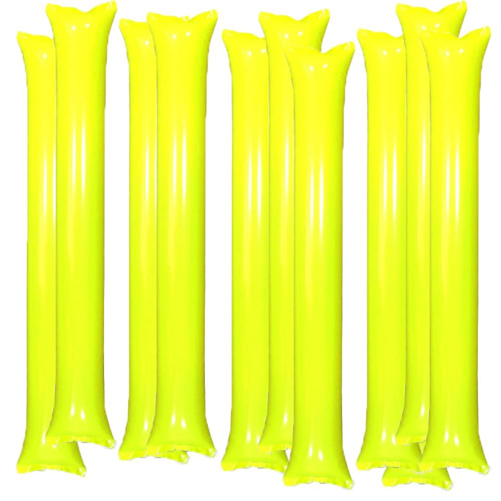 

FAMULIA Stick Balloons Yellow Cheering Goods Balloons Cheering Games Watching Sports Set of 100 (Yellow 100)