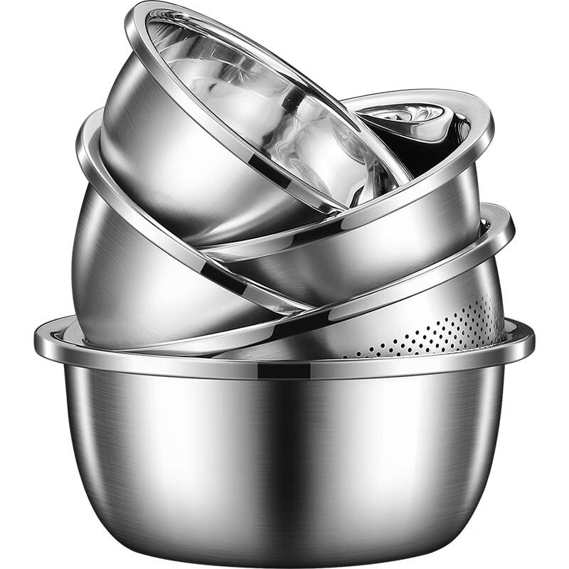 Xihe 304 Stainless Steel Kitchen Drain & Rice Washing Set