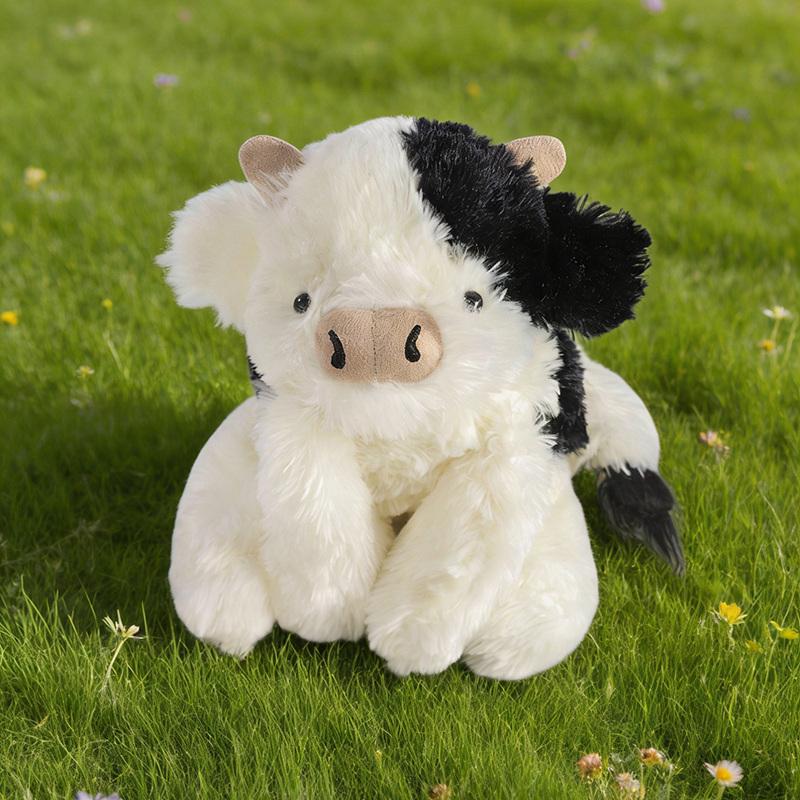 Cute Flower Cow Plush Toy Animal Home Decoration High-quality And Comfortable Children's Birthday Gift Companion Gift