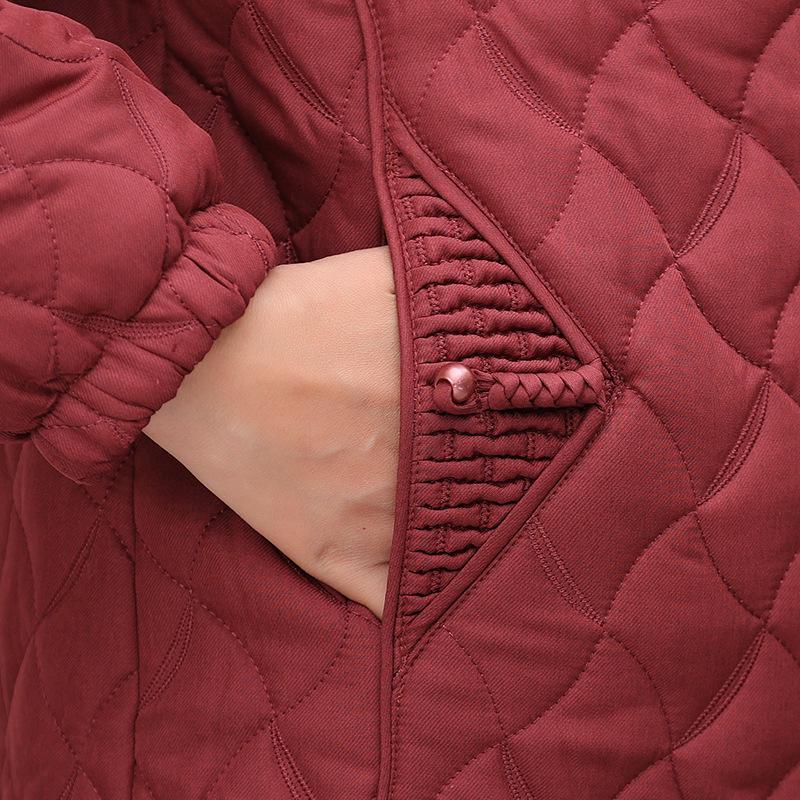 Mom's 2025 New Style Autumn/Winter Cotton Jacket for Middle-Aged & Elderly Women - Stylish, Lightweight, Fashionable Padded Outerwear