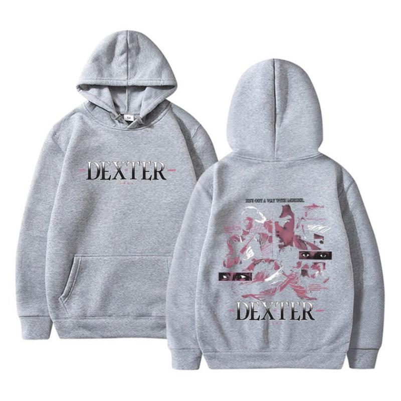TV Play Dexter Morgan Hoodie Men Women Fashion Oversized Pullover Hoodies Male Vintage Casual Fleece Cotton Hooded Sweatshirt High Quality Tops
