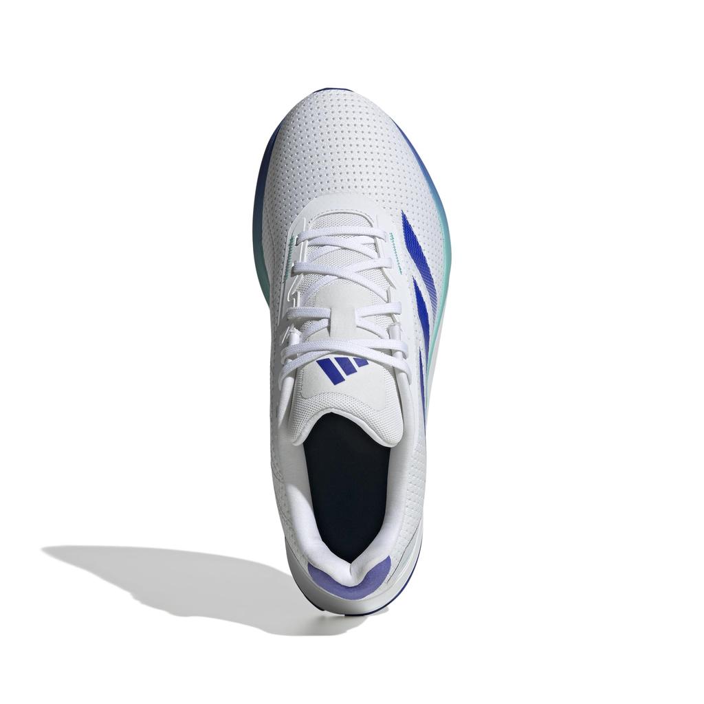 Adidas Duramo SL LZQ32 Running Footwear Aqua Size cm Shoes, White/Lucid Blue/Flash (IF9481), 27.0