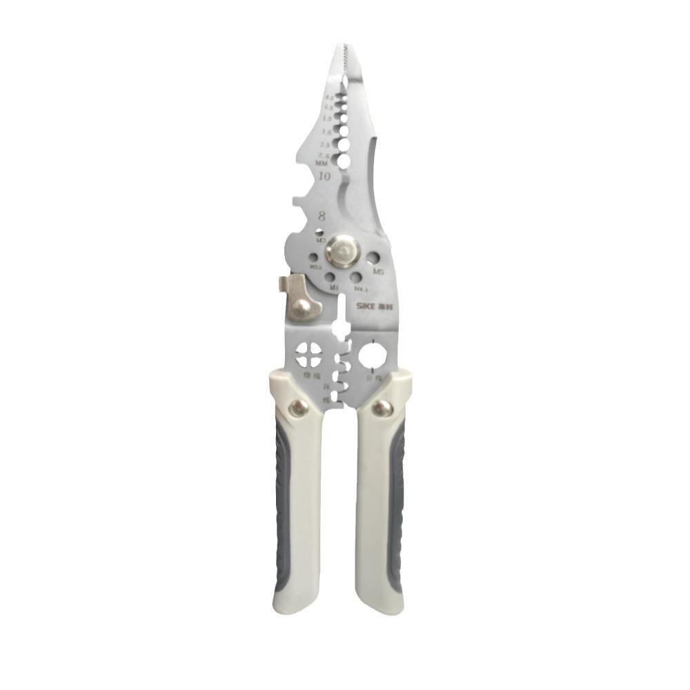 Wire Splitting Automatic Stripper Pliers High-quality spring Electrician Hand Tools  Electricians серый