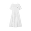 Women's Elegant Round Neck Midi Dress