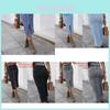 Denim Skirt With Buttons And Side Slits For Streetwear Style
