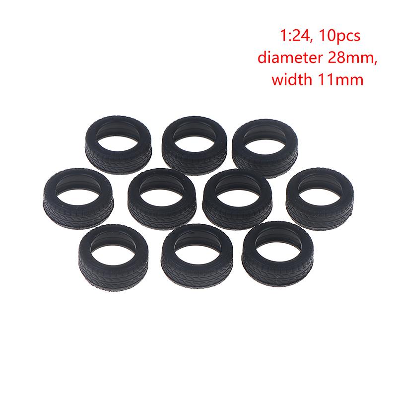 10/20/50Pcs 1/18 1/24 1/43 Tire Skin Car Model Miniature Scene Display Accessories For Model Lovers Collection Gifts